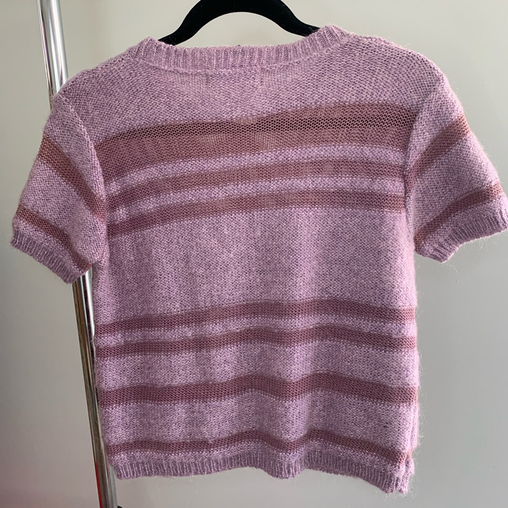 Kenar Studio Lavender Knit Top - Picture 5 of 5